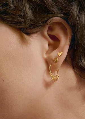 Tutu earrings Forgyldt Maanesten